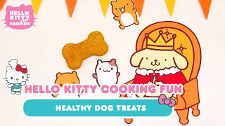 Pompompurin Homemade Dog Treats | Hello Kitty Cooking Fun