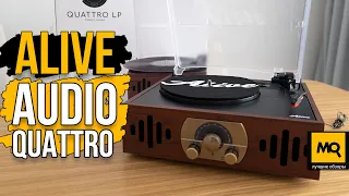 Alive Audio QUATTRO обзор. Недорогой виниловый проигрыватель в корпусе из дерева