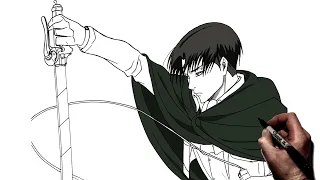 How To Draw Levi Ackerman | Step By Step | Attack On Titan