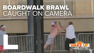 Video captures brawl along boardwalk in Alabama