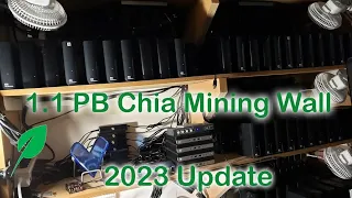 1.1 PB Chia Mining Wall - Update 2023