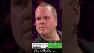 THE ANGRIEST 9-DARTER ATTEMPT by Dirk van Duijvenbode #shorts