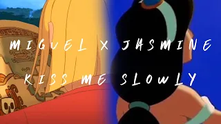 Non/Disney Crossover | Miguel x Jasmine - Kiss Me Slowly