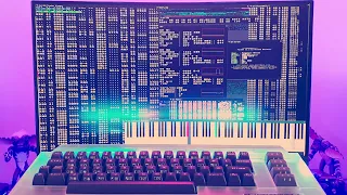 Synthwave/Outrun song as 8bit Chiptune made on Commodore 64 tracker & played by a real SID chip 8580