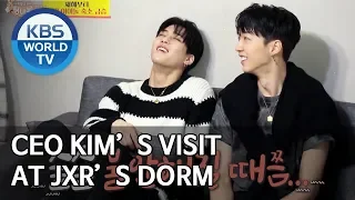 CEO Kim's visit at JXR's dorm [Boss in the Mirror/ENG/2020.02.02]