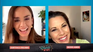 quetzalli bulnes with Mickie James exclusive interview #elbrunchdewwe