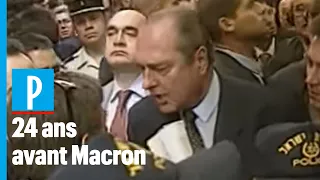 Emmanuel Macron à Jérusalem : une altercation façon Jacques Chirac