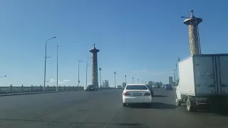 Дороги Астаны: Сейфуллина - Республика -  Ташенова - Амман - Сарайшык. Roads of Astana, Kazakhstan