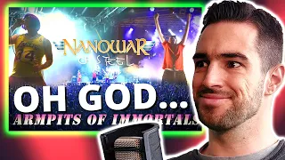 🤐THAT SMELL....NANOWAR OF STEEL - Armpits Of Immortals (Official Video) | Napalm Records║REACTION!