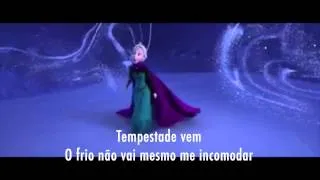 Livre Estou - Lyrics/Letra (Brazilian Portuguese "Let It Go")