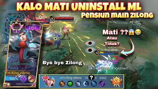 CHALLENGE MAIN TANPA MATI, KALO GAGAL UNINSTALL ML + PENSI MAIN ZILONG SEUMUR HIDUP😭