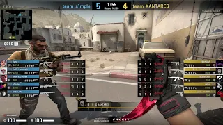 CSGO POV Xantares FACEIT dust2 30 kills