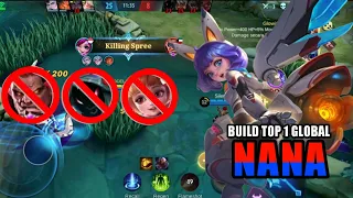 4 Kills No Death!! Unstoppable Nana Best Build 2022 - Nana Gameplay - Build Top 1 Global Nana - MLBB