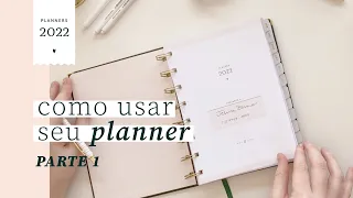 COMO USAR PLANNER 2022: planejamento anual - parte 1