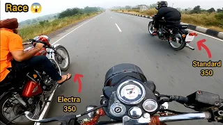 Bullet Standard 350 vs Classic 350 Vs Electra 350 Race 😱 🏁 Top Speed Race 😍