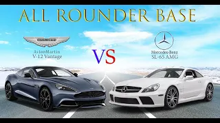 Mercedes Benz SL65 AMG VS Aston Martin V12 Vantage | Rivalry Race | Need For Speed Hot Pursuit 2010