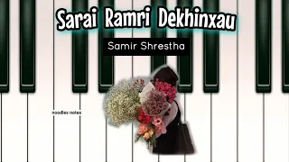 Timi Vayera / Sarai Ramri Dekhinxau - PIANO (cover, notes, tutorial)