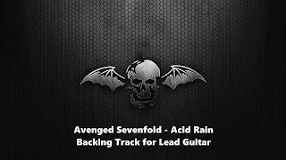Avenged Sevenfold - Acid Rain Backingtrack for lead guitar
