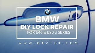 E46 E90 Door Lock Repair Kit DIY Tutorial