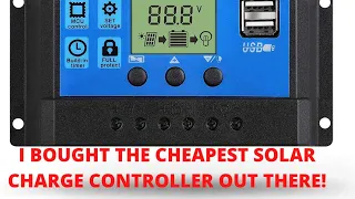 Cheapest AliExpress 30A Solar Charge Controller. Does it work? #cheap #scc #solarchargecontroller