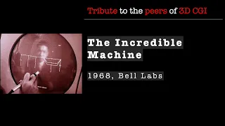 Bell Labs Graphic 1,   "The Incredible Machine", 1968