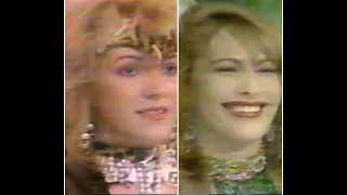 Show de calouros Transformistas 1991 Sílvio Santos entrevista Vivian Kaar e Marcela Newmann + Juri ✔