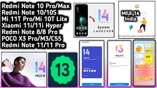 MIUI 14 India/Android 13/MIUI 13 India/MIUI 14 Beta Program/POCO C55/MIUI 14 Global/MIUI 14 Launcher