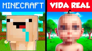 BEBE NOOB se Vuelve REALISTA en Minecraft😱