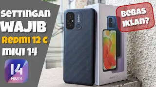 SETINGAN WAJIB!! REDMI 12C Update Miui 14 ~ Miui 14 Sudah Bebas Iklan🔥