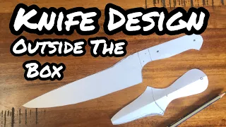 Designing a knife profile, how to draw a knife, Designing a shucking knife, designing a knife for MS