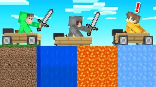 Hunters VS Speedrunner With OP BOATS! (Minecraft)