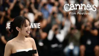 Jennie attend the The idol photocall in Cannes Film Festival 🇫🇷 #jixoobear