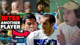 American Reacts Top 20 Insane World Cup Moments