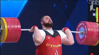 Lasha Talakhadze 492 kg New World Records Snatch 225, C&J 267