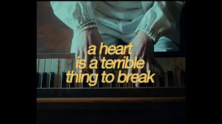 Anson Seabra - A Heart Is a Terrible Thing to Break (Official Visualizer)