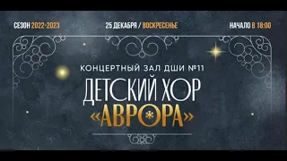 Детский хор "Аврора" Новогодний концерт 25 декабря 2022 г.