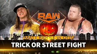 Matt Riddle Vs Otis - Trick Or Street Fight - WWE Raw 31/10/2022 (En Español)