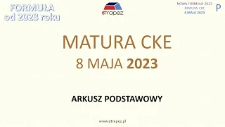 Matura MAJ 2023 matematyka podstawowa (nowa formuła 2023) - rozwiązania krok po krok