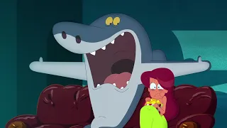 Zig & Sharko 📺 WATCHING HORROR MOVIES 📺 2021 COMPILATION 🍍 Cartoons for Children