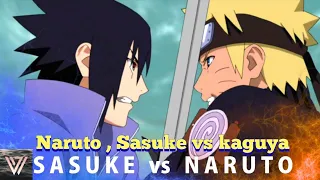 Naruto , sasuke vs kaguya & Naruto vs Sasuke,full screen movie(English subtitle)read the description