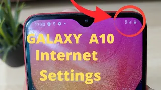 Samsung Galaxy a10 Internet Show But Not Working Fix | Galaxy Internet Settings