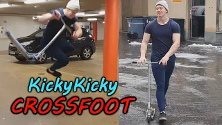 KICKLESS KICKLESS Flat to CROSSFOOT!! (Unbelievable Trick) + Eltra Urban Unboxing + Review!