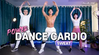 5 MIN POWER DANCE WORKOUT💦BURNING FAT AT HOME l 5분 땀폭발💦 파워댄스 카디오 홈트 - 전신 지방 태우기