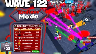 Toilet Tower Defense | ENDLESS MODE WAVE 122 TOP SEVER