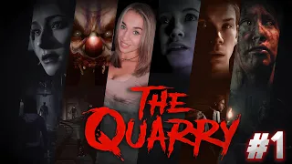 THE QUARRY  Прохождение на Русском  | Ужасы в летнем лагере | Хоррор кино | Стрим #1