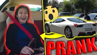 UBER PRANK FERRARI *BYŁY W SZOKU*