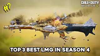 Top 3 Best LMG in Season 4 CODM