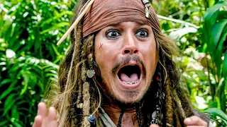 Jack Sparrow Has To Jump From A Cliff! Scene - PIRATES OF THE CARIBBEAN 4 (2011) Movie Clip