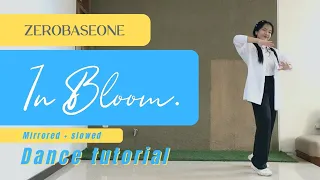 #TWINTORIAL | ZEROBASEONE - In Bloom [Mirrored + Slowed Dance Tutorial] | Trifena & Trifosa