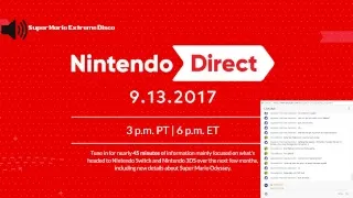 Nintendo Direct Reactions! (9/13/17)